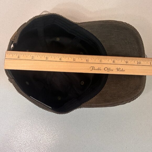 KBETHOS Corduroy 5-Panel Adjustable Baseball Cap Moss Green Fall Unisex - Picture 9 of 10